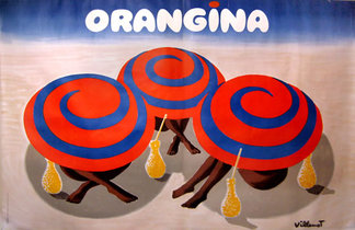 Orangina Beach Umbrellaa