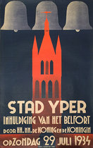 Stad Yper Inhuldiging van het Belfort op Zondag (Stad Ieper, Ypres)